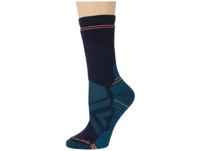 Smartwool Performance Hike Full Cushion Crew Women's Crew Cut Socks Shoes Deep Navy: Lg (women's Shoe 10-12.5) In Blue