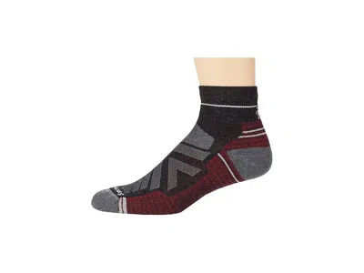Smartwool Performance Hike Light Cushion Ankle Men's Crew Cut Socks Shoes Charcoal: Lg (men's Shoe 9-11.5) In Multi