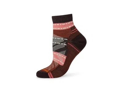 Smartwool Performance Hike Light Cushion Margarita Ankle Women's Crew Cut Socks Shoes Chestnut: Sm (women's Sh In Multi