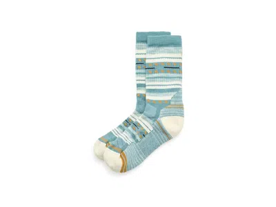 Smartwool Performance Hike Light Cushion Margarita Crew Women's Crew Cut Socks Shoes Dusty Teal: Lg (women's S In Multi