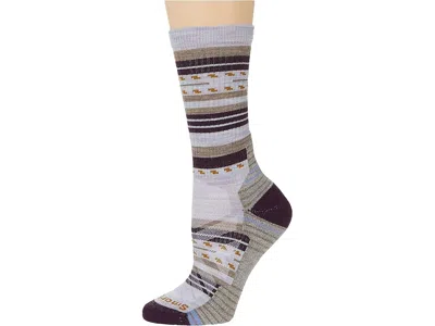 Smartwool Performance Hike Light Cushion Margarita Crew Women's Crew Cut Socks Shoes Purple Eclipse: Lg (women In Multi