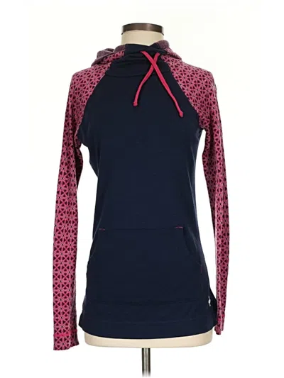 Pre-owned Smartwool Pullover Hoodie In Blue