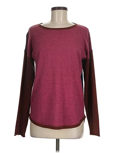 Pre-owned Smartwool Pullover Sweater In Burgundy