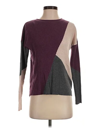 Pre-owned Smartwool Pullover Sweater In Burgundy