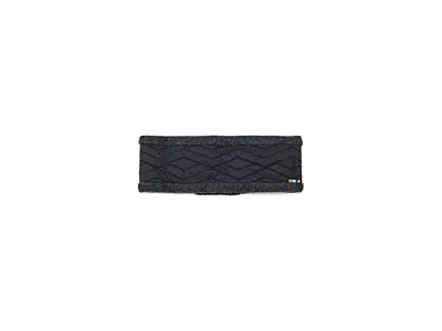Smartwool Quilted Fleece Headband Traditional Hats Black, Merino/nylon/polyester