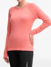 Smartwool Raglan-sleeve Base Layer In Pink