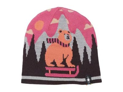 Smartwool Reversible Art Beanie (little Kid/big Kid) Traditional Hats Terracotta: Sm-md In Multi