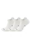 Smartwool Run 3-pack Targeted Cushion No Show Socks In White