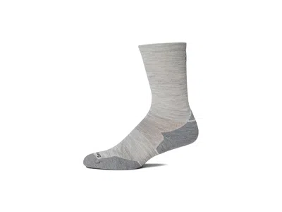Smartwool Run Cold Weather Targeted Cushion Crew Socks Men's No Show Socks Shoes Ash: Md (men's Shoe 6-8.5) In Brown