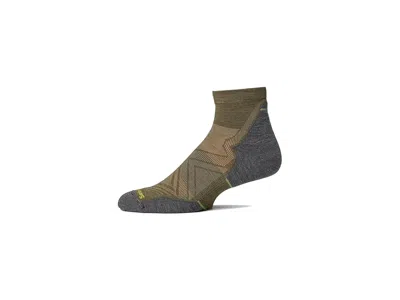 Smartwool Run Targeted Cushion Ankle Socks Men's Low Cut Socks Shoes Winter Moss: Xl (men's Shoe 12-14.5) In Gray
