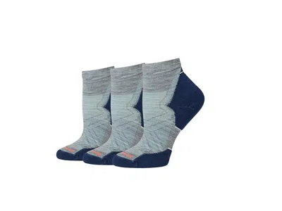 Smartwool Run Targeted Cushion Ankle Socks Multipack Women's Crew Cut Socks Shoes Light Gray: Sm (women's Shoe
