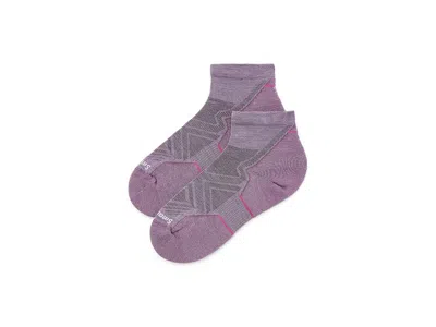 Smartwool Run Targeted Cushion Ankle Women's Low Cut Socks Shoes Purple Dawn: Md (women's Shoe 7-9.5), Wool/ny