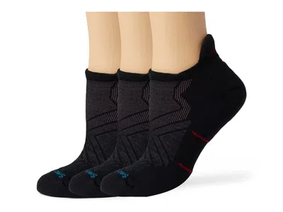Smartwool Run Targeted Cushion Low Ankle Socks 3-pack Women's Crew Cut Socks Shoes Black: Md (women's Shoe 7-9