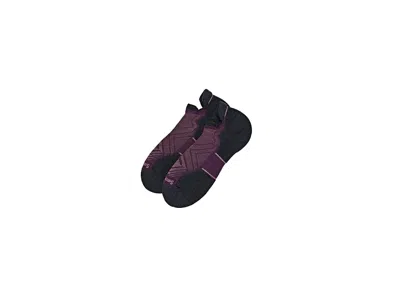 Smartwool Run Targeted Cushion Low Ankle Women's Low Cut Socks Shoes Purple Iris-charcoal: Sm (women's Shoe 4-