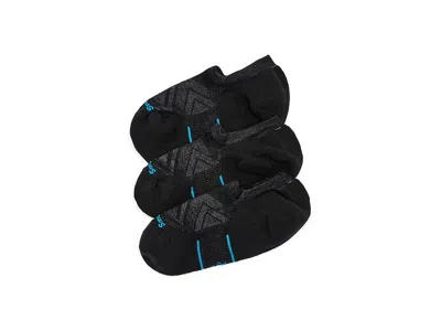 Smartwool Run Targeted Cushion No Show Socks 3-pack Sock Black: Lg (women's Shoe 10-12.5), Merino/nylon/spande