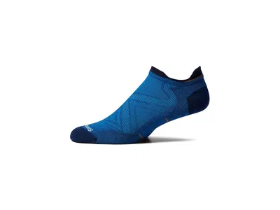 Smartwool Run Zero Cushion Low Ankle Men's Low Cut Socks Shoes Laguna Blue: Xl (men's Shoe 12-14.5)