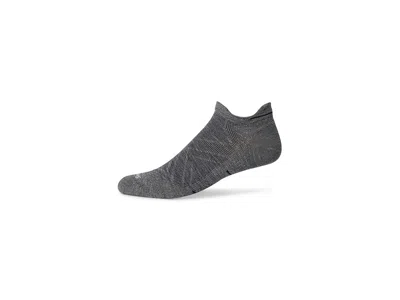 Smartwool Run Zero Cushion Low Ankle Socks Men's Crew Cut Socks Shoes Medium Gray: Lg (men's Shoe 9-11.5)