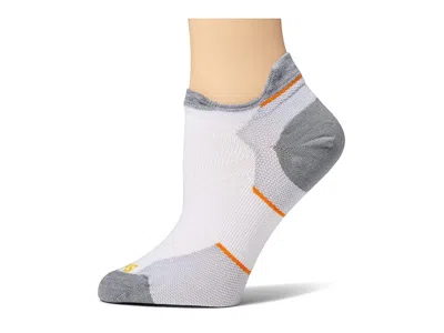 Smartwool Run Zero Cushion Low Ankle Women's Low Cut Socks Shoes White: Lg (women's Shoe 10-12.5)