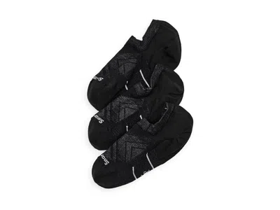 Smartwool Run Zero Cushion No Show Socks 3-pack Men's Shoes Black: Xl (men's Shoe 12-14.5), Merino/nylon/wool