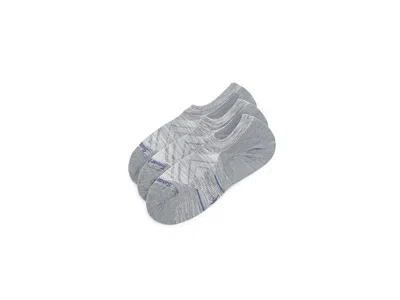 Smartwool Run Zero Cushion No Show Socks 3-pack Men's Shoes Light Gray: Lg (men's Shoe 9-11.5), Merino/nylon/w