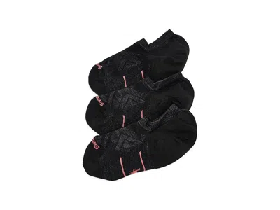 Smartwool Run Zero Cushion No Show Socks 3-pack Sock Black: Lg (women's Shoe 10-12.5), Nylon/wool