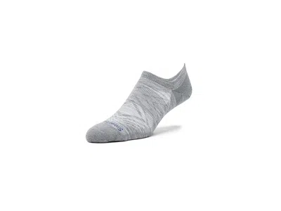Smartwool Run Zero Cushion No Show Socks Men's Thigh High Socks Shoes Light Gray: Md (men's Shoe 6-8.5)