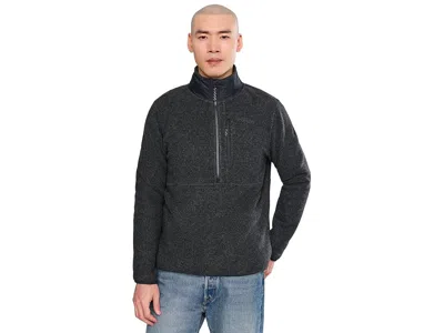 Smartwool Second Cut Fleece 1/2 Zip Men's Sweater Charcoal: Xl, Polyester/wool In Black