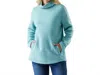 Smartwool Second Cut Fleece Pullover In Pacific Blue In Blue