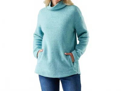 Smartwool Second Cut Fleece Pullover In Pacific Blue