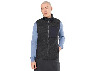 Smartwool Second Cut Fleece Vest Men's Coat Charcoal: Xl, Polyester/wool In Black