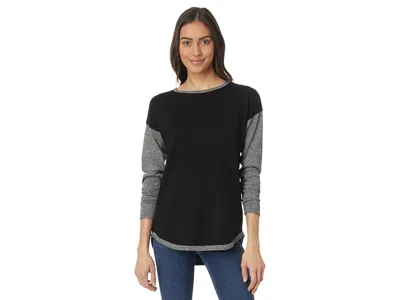 Smartwool Shadow Pine Colorblock Sweater In Black