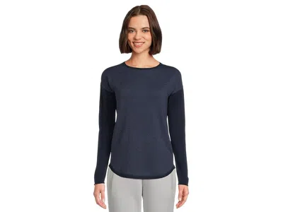 Smartwool Shadow Pine Colorblock Sweater In Blue