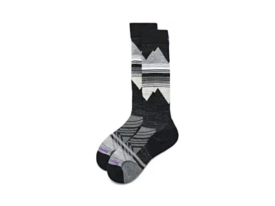 Smartwool Ski Full Cushion Chute The Moon Over The Calf Socks Men's Quarter Length Socks Shoes Charcoal: Xl (m
