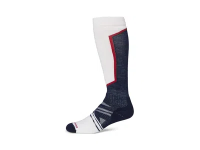 Smartwool Ski Full Cushion Over-the-calf Socks Men's No Show Socks Shoes Deep Navy: Xl (men's Shoe 12-14.5) In Multi
