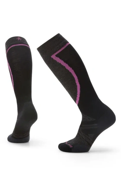 Smartwool Ski Full Cushion Wool Blend Over The Calf Socks In Black