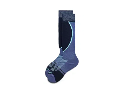 Smartwool Ski Targeted Cushion Extra Stretch Over The Calf Women's Crew Cut Socks Shoes Nightfall Blue: Sm (wo