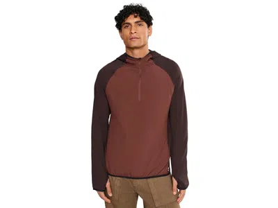 Smartwool Smartloft 1/2 Zip Hoodie Men's Sweatshirt Burnt Sienna: Xl In Multi
