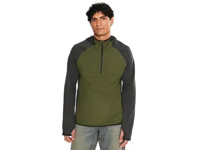 Smartwool Smartloft 1/2 Zip Hoodie Men's Sweatshirt Winter Moss: Md In Green