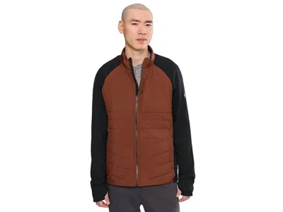 Smartwool Smartloft Hybrid Jacket Men's Coat Burnt Sienna: Lg In Brown
