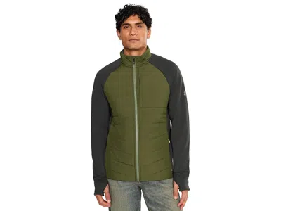 Smartwool Smartloft Hybrid Jacket Men's Coat Winter Moss: Md In Multi