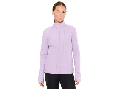 Smartwool Smartloft Hybrid Jacket Women's Coat Icy Lavender Sky: Md, Elastane/nylon/polyester In Purple