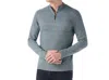 Smartwool Sparwood Half Zip Sweater In Twilight Blue Marl In Gray
