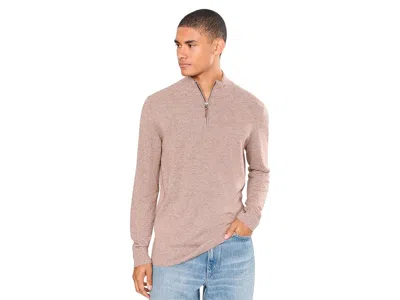 Smartwool Sparwood 1/4 Zip Sweater Men's Sweater Mocha Heather Marl: Lg, Nylon/polyester/wool In Brown