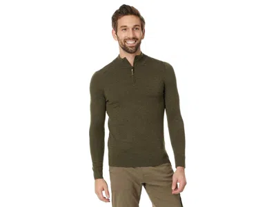 Smartwool Sparwood 1/4 Zip Sweater Men's Sweater North Woods Heather/winter Moss Heather: Lg, Nylon/polyester/ In Green