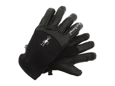 Smartwool Spring Glove Cycling Gloves Black: Lg, Leather/merino/nylon