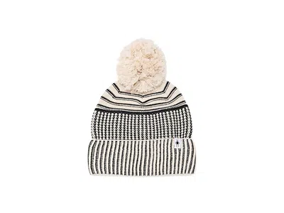 Smartwool Summit Knit Pom Beanie Knit Women's Hats Almond, Merino/nylon/polyester