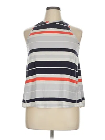 Pre-owned Smartwool Tank Top Silver Halter Neckline Tops