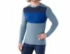 Smartwool Thermal Base Sweater In Pewter Blue In Blue