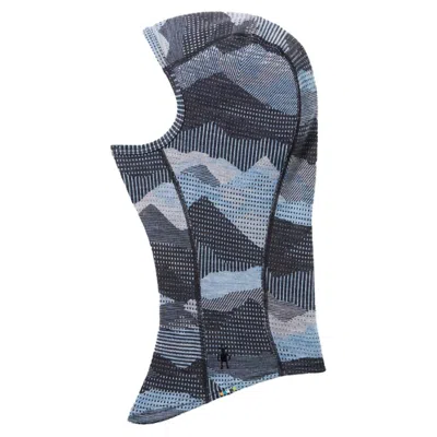 Smartwool Thermal Merino Pattern Balaclava - Unisex In Mist Blue Mountain