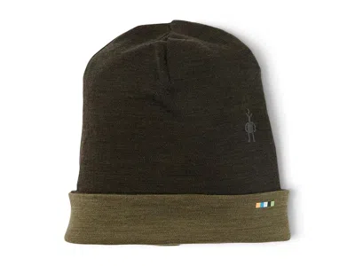 Smartwool Thermal Merino Reversible Cuffed Beanie Beanies North Woods Heather: One Size In Brown